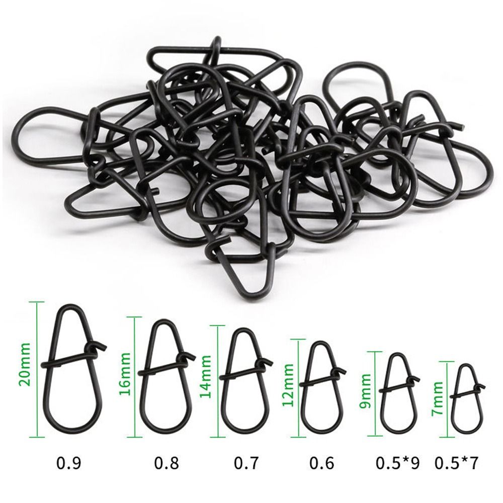 100Pcs/lot Matte black Snap Fi - Tackle Box 评论和价格