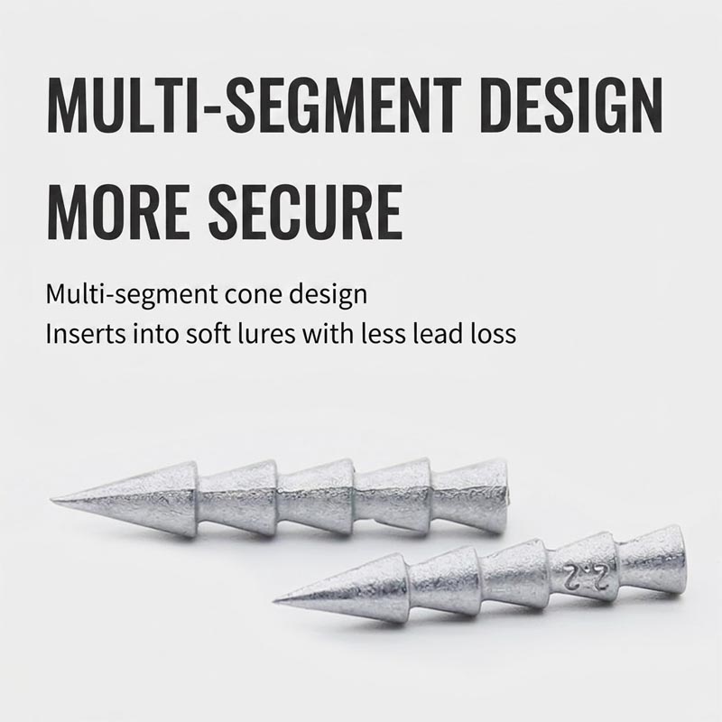 Lead-Free Alloy Nail Sinkers f - Bass Fishing Lure 评论和价格