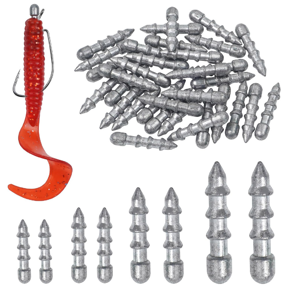 20pcs Nail weights sinkers Wor - Bass Fishing Lure 评论和价格