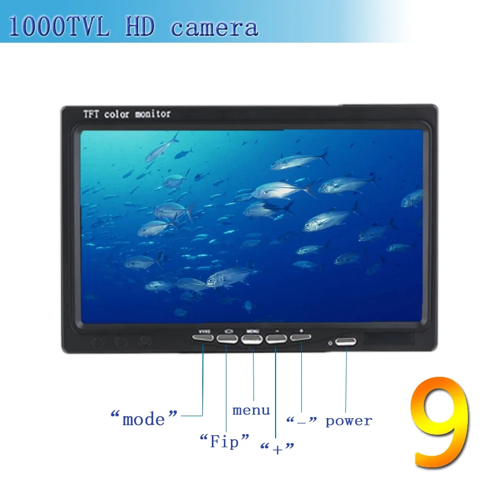 Fish finder F08A 9inch Underwa - Underwater Fishing Camera 评论和价格