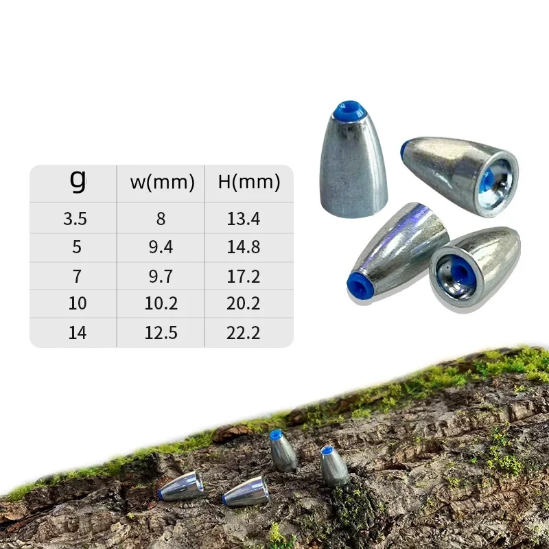 40pcs Alloy Bullet Fishing Sin - Bass Fishing Lure 评论和价格