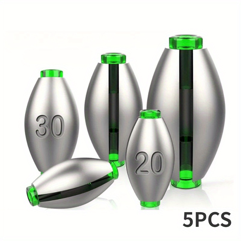 15/20/30G Olive Shape Lead Sin - Fishing Equipment And Tools 评论和价格