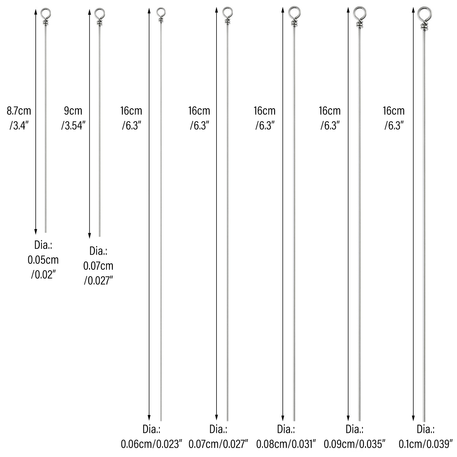 90Pcs Spinnerbait Shaft Wire D - Bass Fishing Lure 评论和价格