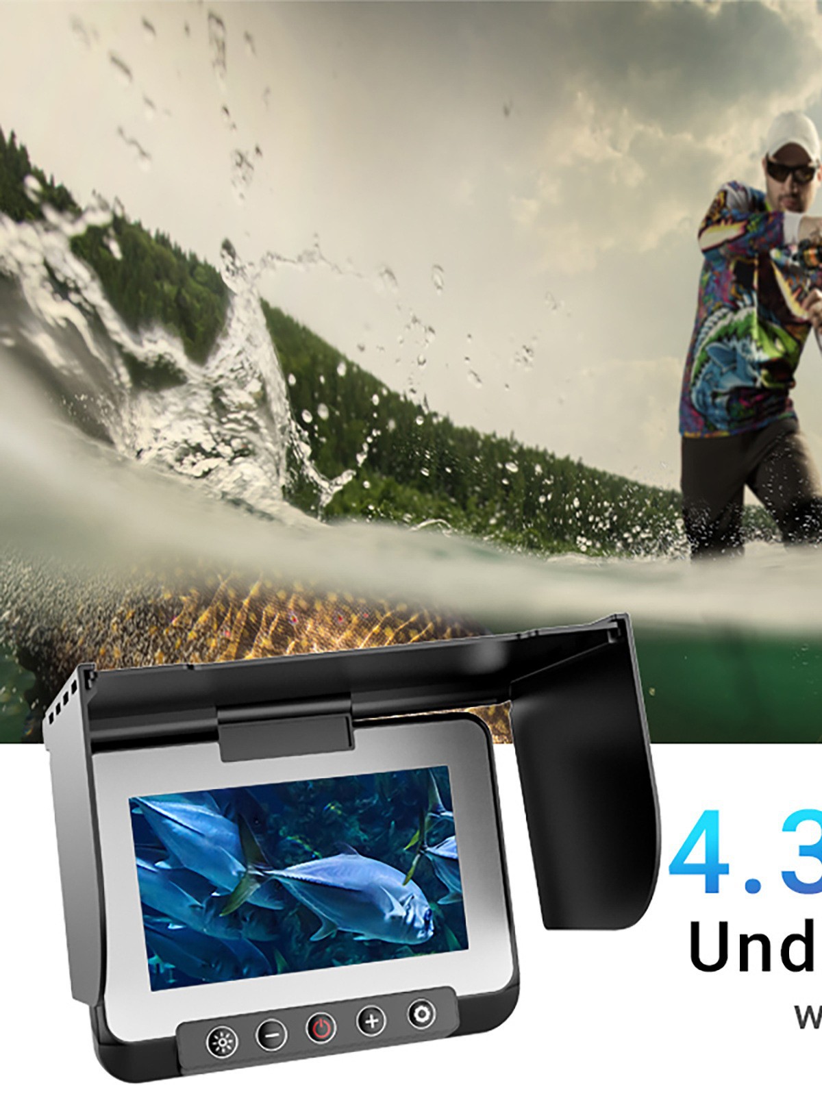 4.3 Inch HD Screen Visual Fish - Underwater Fishing Camera 评论和价格