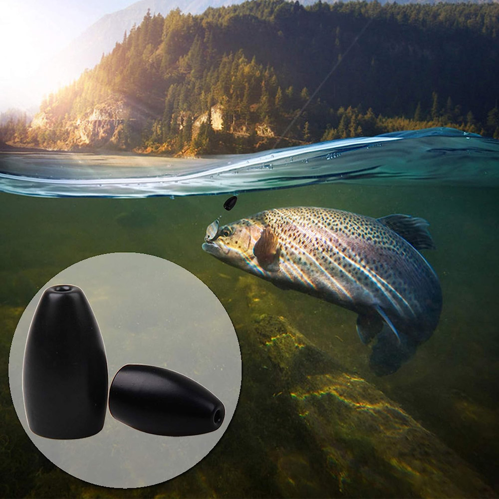 Tungsten Steel Fishing Weights - Bass Fishing Lure 评论和价格